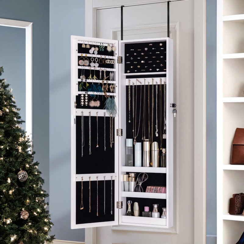 Armoire à bijoux avec miroir Mercedys