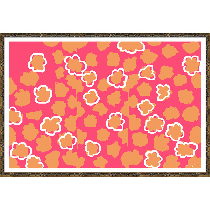 Watermark In Coral Giclee Print by Dana Gibson