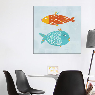 «Sarcastic Fish» par Nic Squirrell - impression d'art graphique