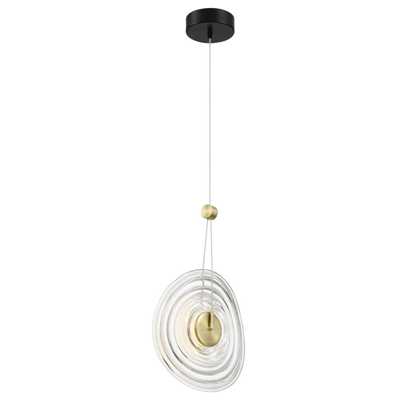 Brgida 1 - Light Gold LED Unique/Statement Pendant