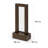 Metal Weather Resistant Floor Fountain with Light