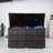 Primestok 66.93 " W 265 Gallons Water Resistant Wicker Deck Box in Brown