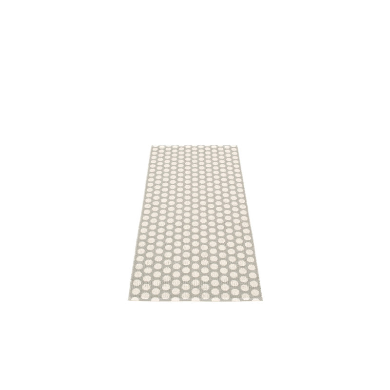 Noa Hand Loomed Polka Dots Area Rug in Grey