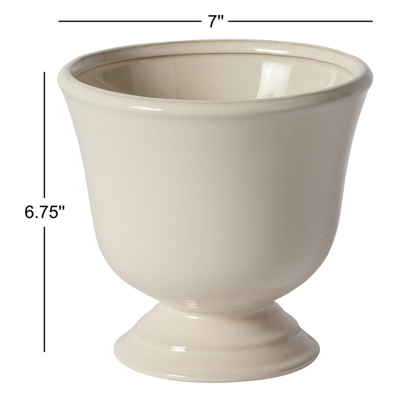 Kardi Urn Planter, 6.75" H x 7" W x 7" D