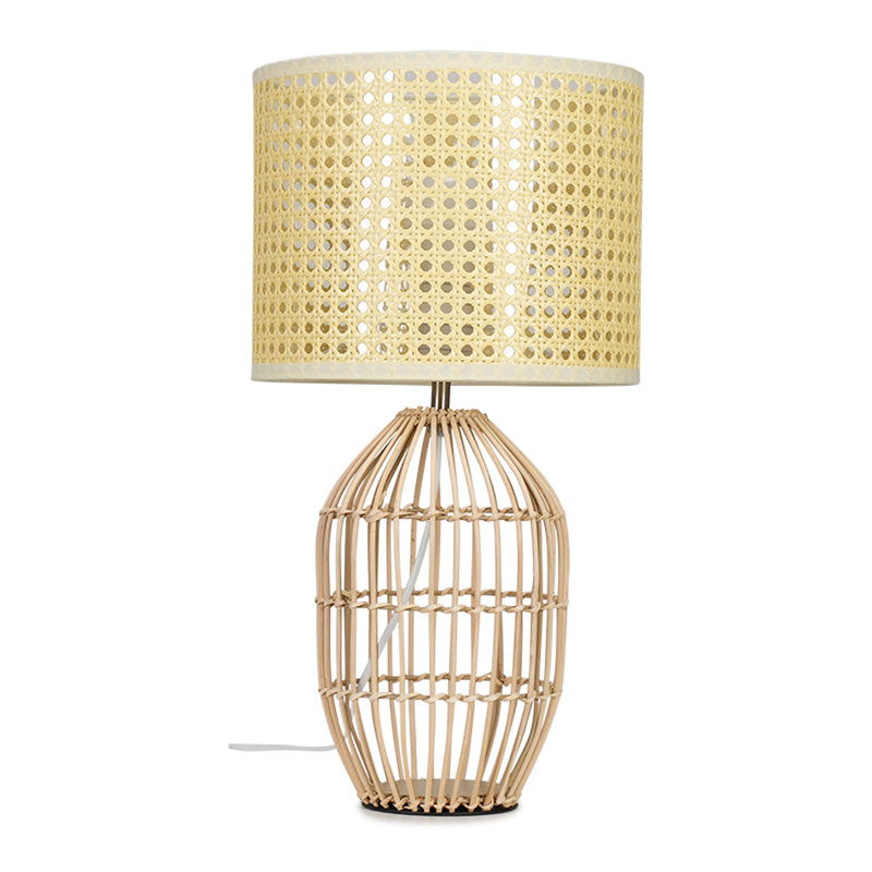 Alecxia Wicker/Rattan Table Lamp, No