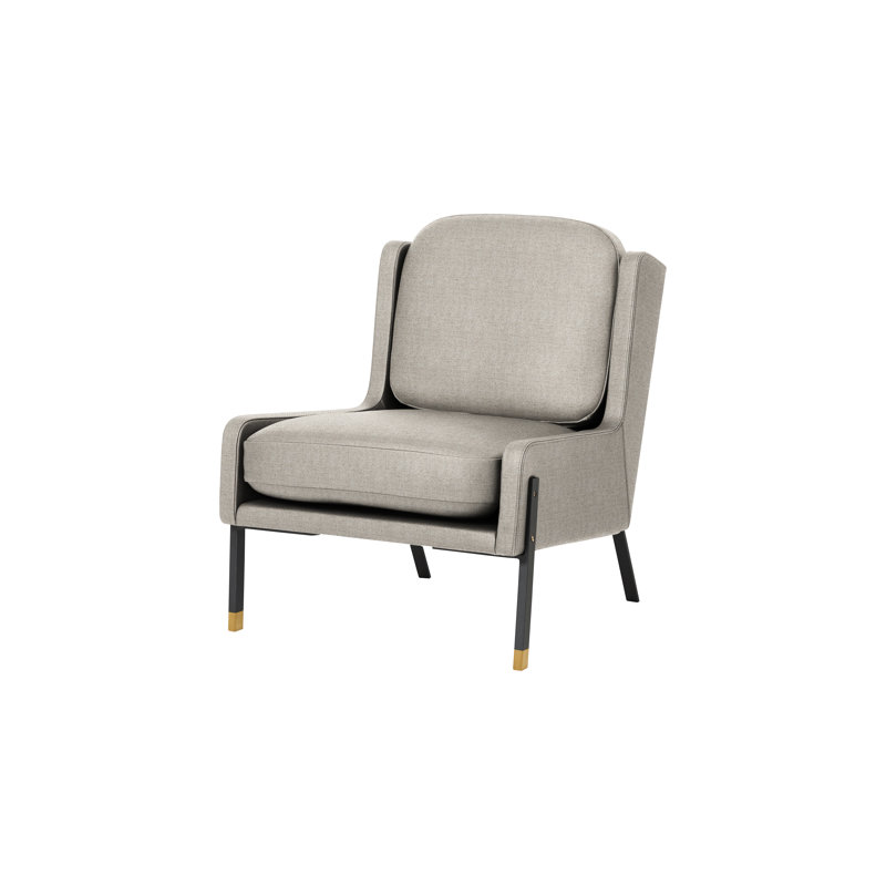 Blink Upholstered Accent Chair, L493 Sanfor Flax 0024