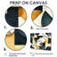 «Dynamic Square Of Abstract Geometric Maze II» - Impression sur toile abstraite-750013477-750013475-750013476