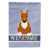 Bull terrier roux assis sélectionné