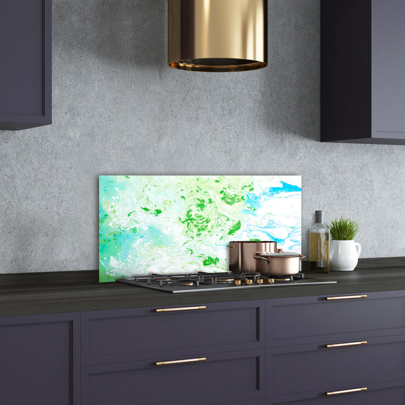 Bethann 50cm W x 100cm L Glass Peel and Stick Panel