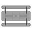Tables de pique-nique rectangulaires 96 "noires-1105572752