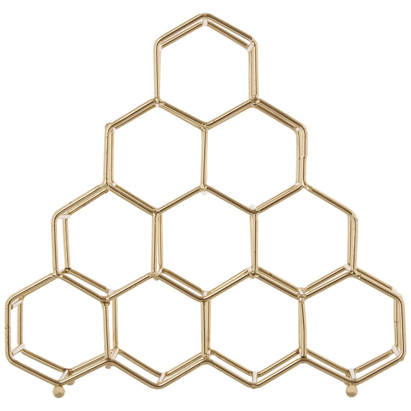 Diller Freestanding Spice Rack, Gold