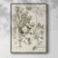 «Sepia Botanical Journal», reproduction encadrée en bois massif-1733070178