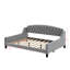 Lit de jour double capitonné de luxe moderne-387855324