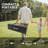 Reversible Outdoor Rug, 9' x 18' Waterproof Plastic Straw Floor Mat, Portable RV Camping Carpet, Large Floor Mat for Backyard, Deck, Picnic, Beach, Black & Gray Rhombus Border