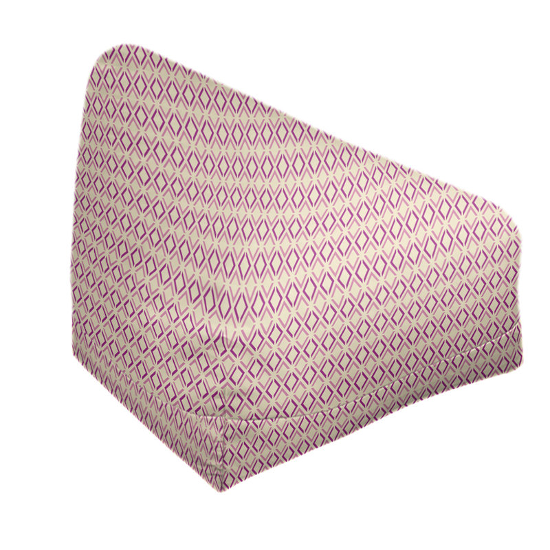 Petite chaise à sacs à billes & Kitterman, Pas de bourre, Beige / Rose, H 86 po x l 2 po x P 43 po