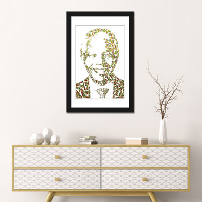 « nelson mandela », impression sur toile