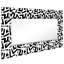 Miroir mural en verre