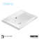 Karran Valera 20 In. Top Mount Vitreous China Rectangular Bathroom Sink With Overflow Drain