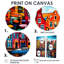 Nathanael - ensemble d'art mural multicolore de 2-114714721-114714723-114714728