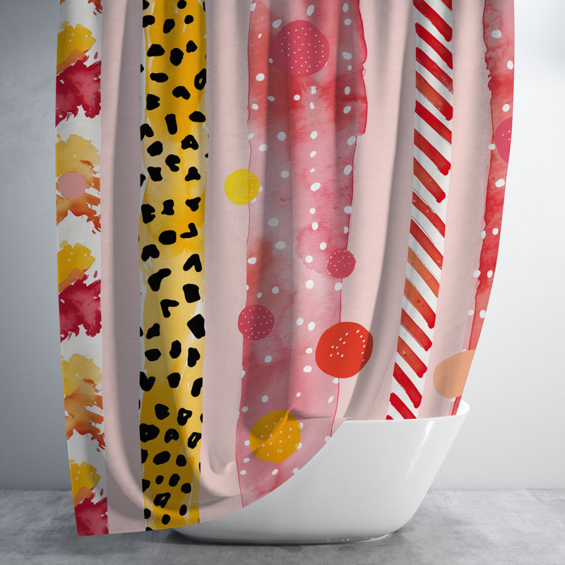 Omyra Shower Curtain, 74" H x 71" W