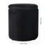 37.5cm Wide Velvet Cylinder Striped Standard Ottoman-1343830869