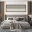 Moderne, gris et blanc, motif linéaire rétro, illustrations d'art, décor-101185502-111696326