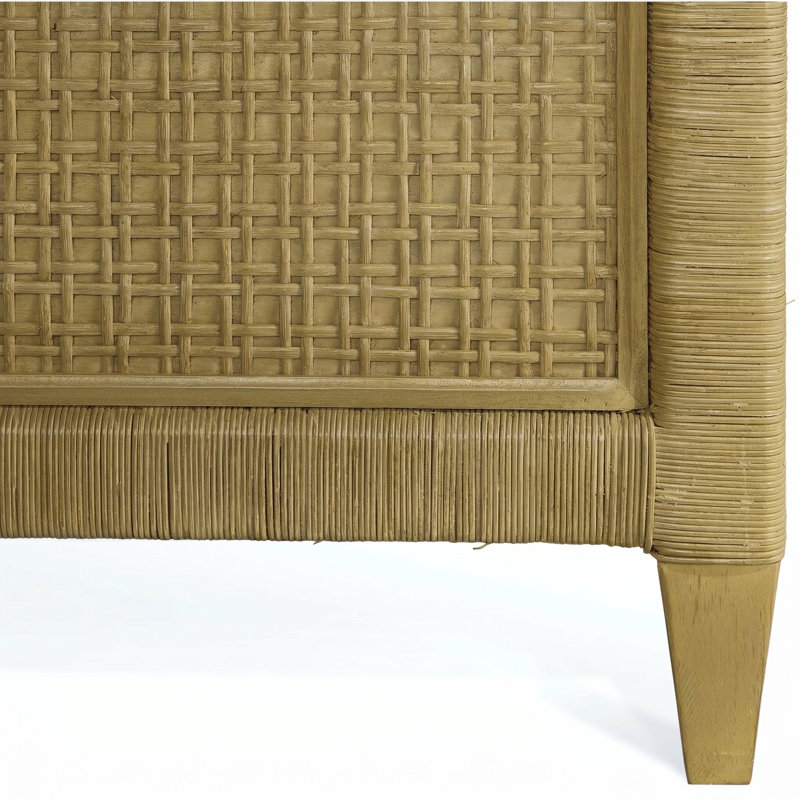Naples Low Profile Standard Bed, King, Sea Glass