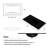 Ceramic Lavatory Sink, Black Or White In 24/30/36 Inch - Bathroom Vessel Basin Meets Us Standards, Faucet Not Included-121836196-121413287