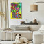 «Mums Flowers» par Hello Angel, art mural en verre acrylique