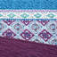 Lit de jour simple 6 pièces au design, tissu en microfibre, housse réversible, taies décoratives, coussin décoratif et taille Merry, microfibre douce, pièces dont 3 réversibles, prélavé exquis