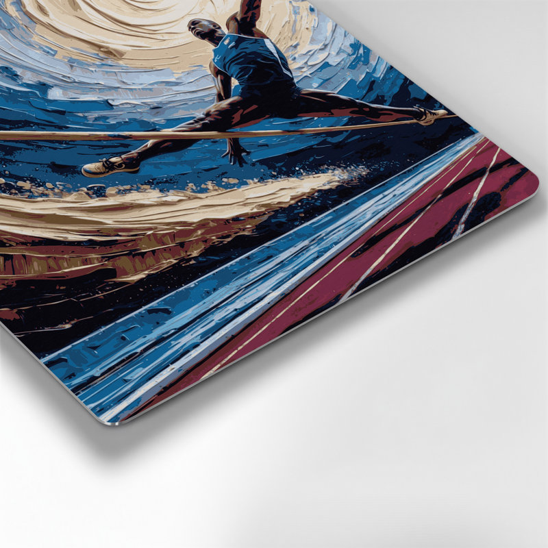 Art mural en métal mauve, H 16 po x l 16 po x P 0,05 po