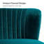 Monica 119cm W Modern 2 Seater Velvet Sofa-784805374