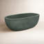 Avalon NativeStone Freestanding Soaking Cement Bathtub-32504371-114254244