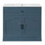 Meuble-lavabo luxueux avec lavabo en céramique, portes à fermeture douce spacieuses et armoire de rangement en bois massif-357698620