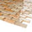 Crystile Brick 11.82 in. x 12.01 in. Brick Joint Glossy Glass Mosaic Tile-49137276