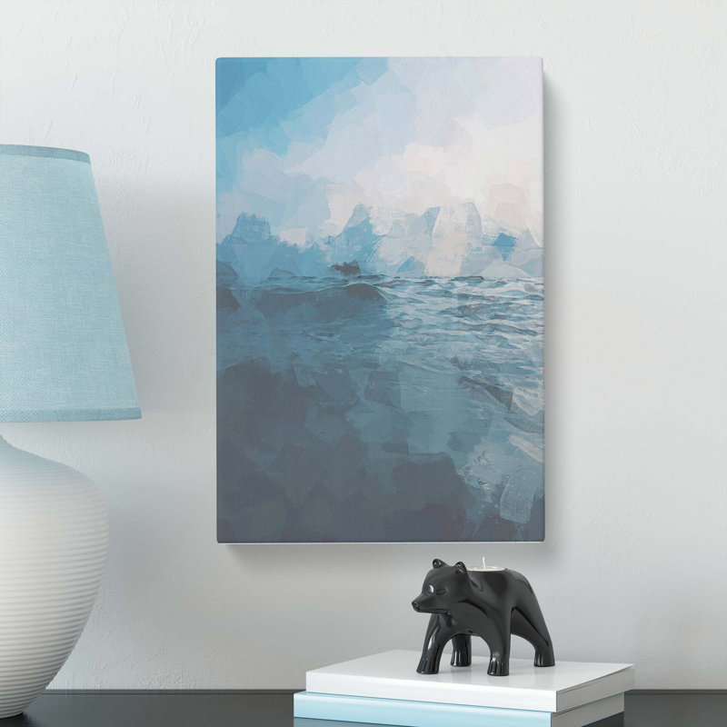 Clouds Above The Ocean In Abstract - Wrapped Canvas Print, 50cm H x 35cm W x 3cm D