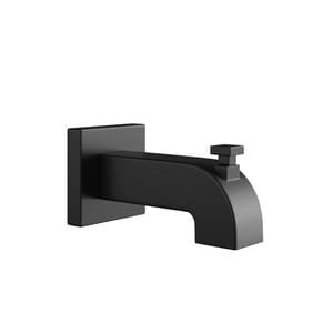 Wall Tub Spout, Matte Black