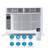NANAN 6000 BTU Wi-Fi Connected Window Air Conditioner with Remote Included