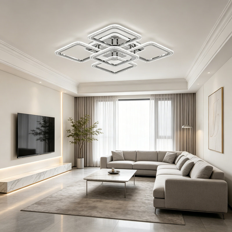 Arrika 5 -Light 60cm LED Flush Mount
