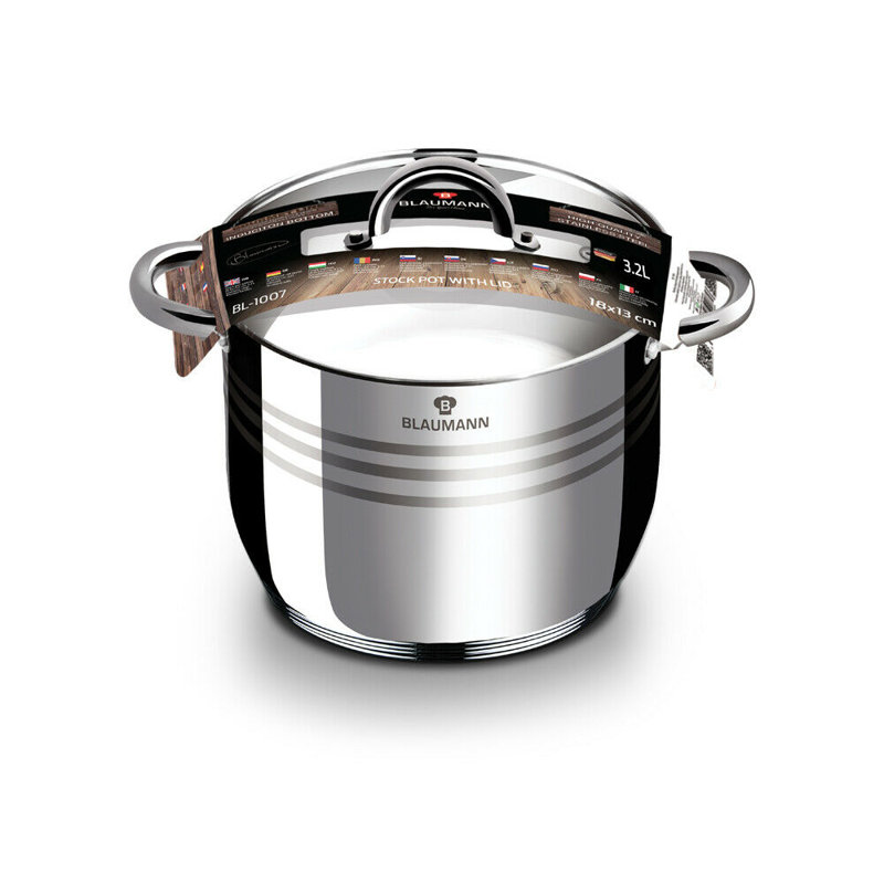 10 - Piece Non-Stick Stainless Steel Cookware Set