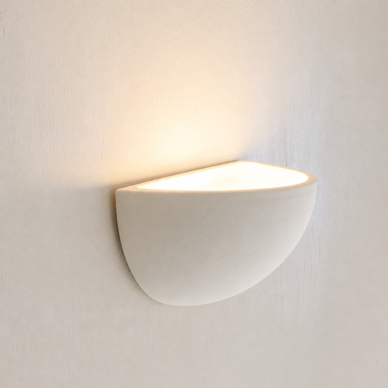 Nisse Ceramic Half Moon, Paintable Bisque
