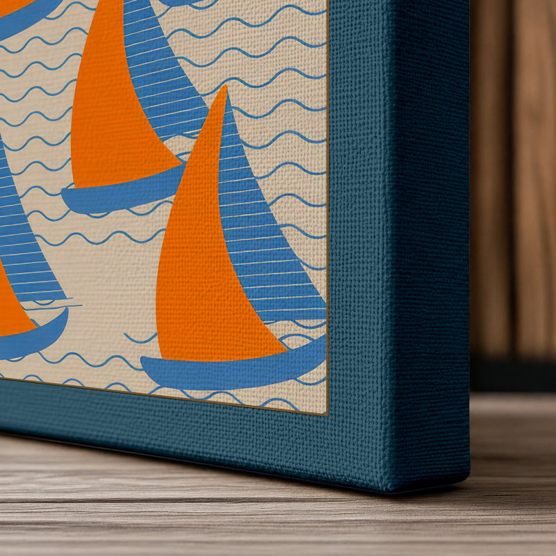 Print, 30x20 - 76.2 x 50.8 cm, Teal Border