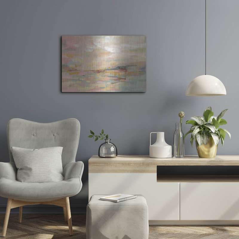 «Pink Waves» par Silvia Vassileva, H 16 po x l 24 po