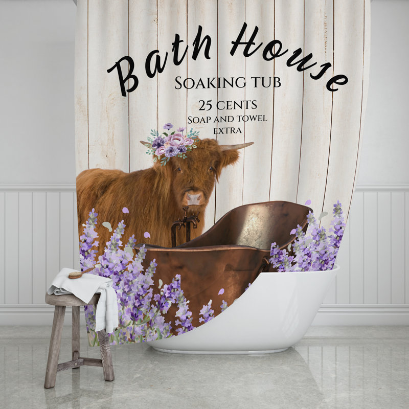 Annaliisa Shower Curtain, 93" H x 70" W