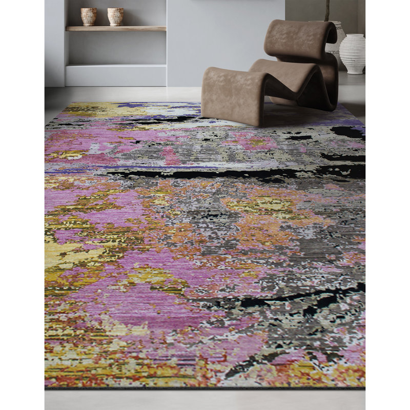 Abstract Area Rug, Rectangle 8' x 10'