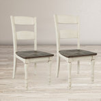 Hebden 18'' H Pine Solid Wood Side Chair