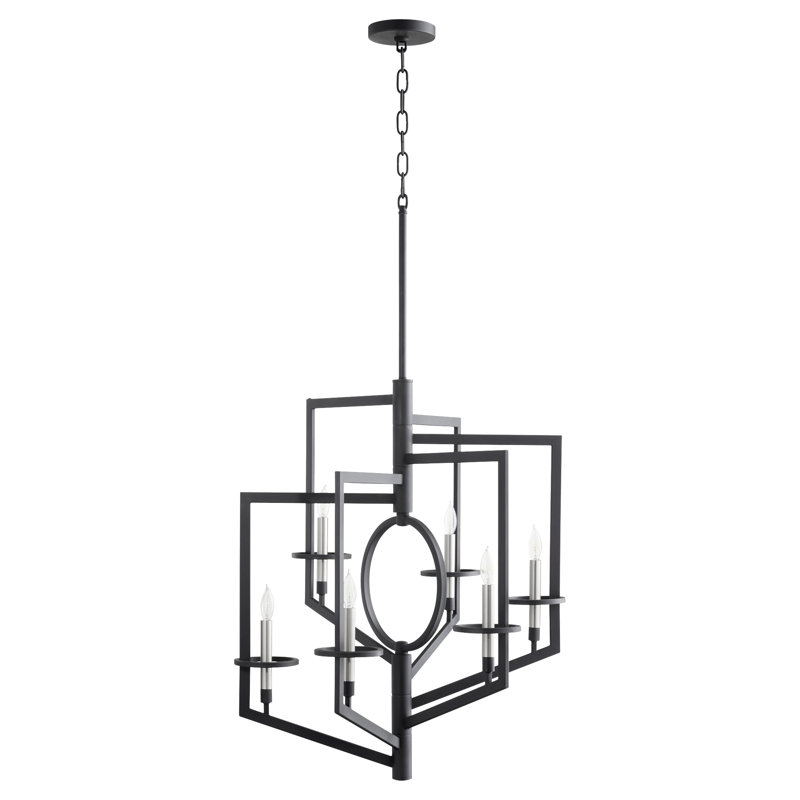 Oxalis 6 - Light Dimmable Geometric Chandelier