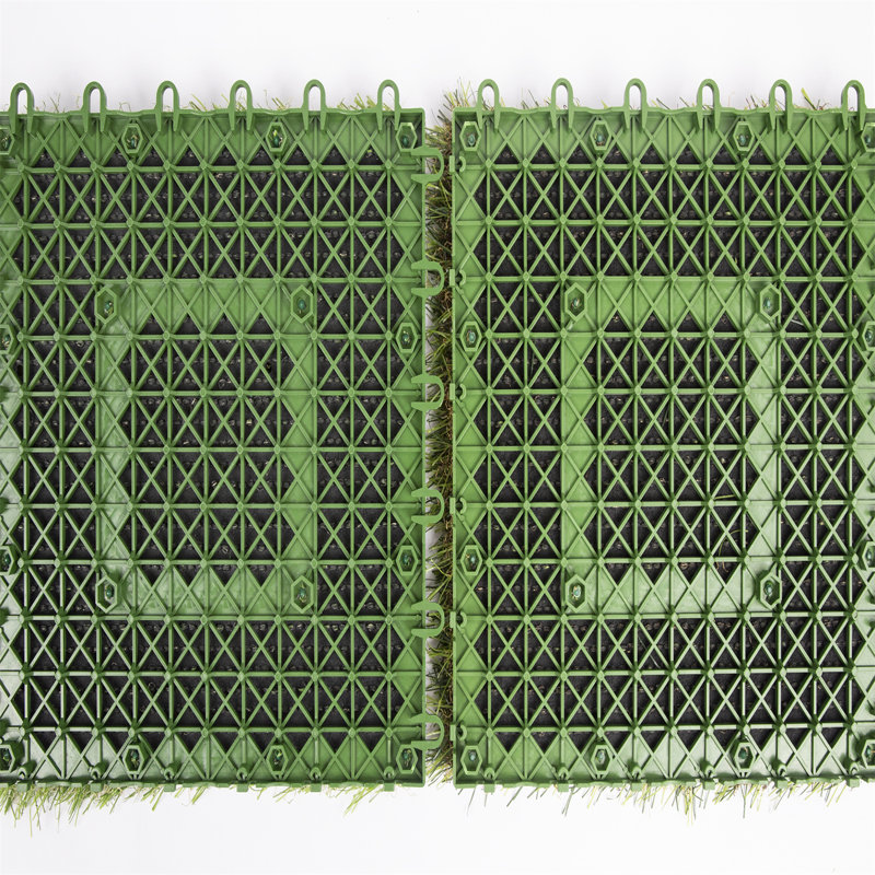 Panneau de gazon artificiel 12,6 po x 12,6 po