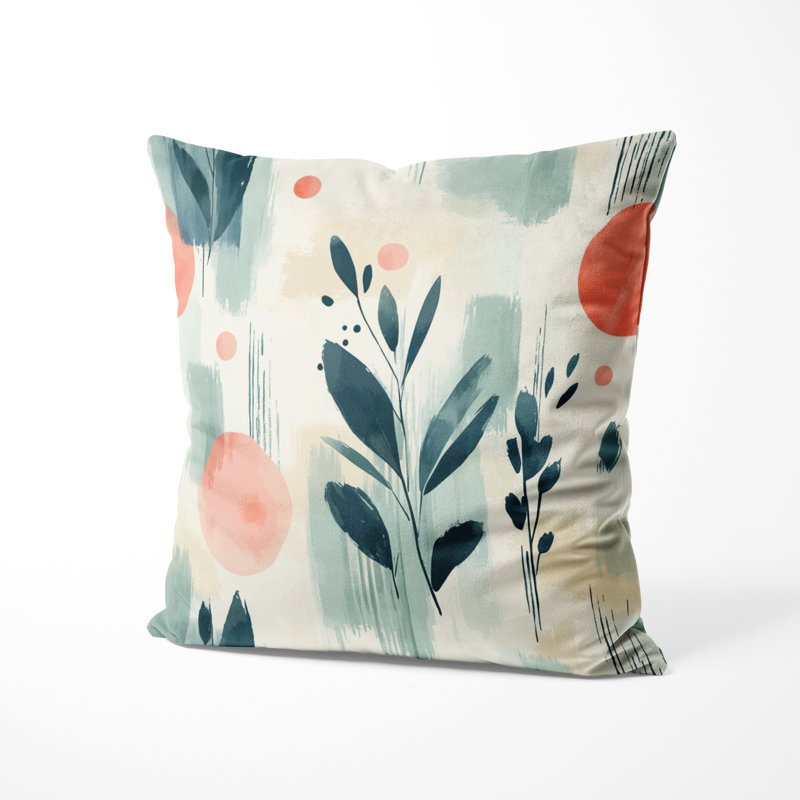 Coussin décoratif abstrait Abstract, H 18 po x l 18 po