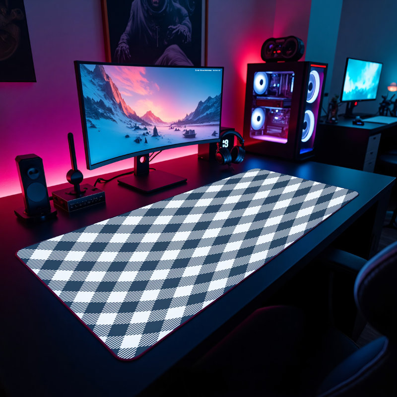 Polyester Desk Pad, 31.5x15.5